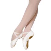 Grishko 03006 Ballet training shoes in 34-45 (EU) size - WHITE (fehér)